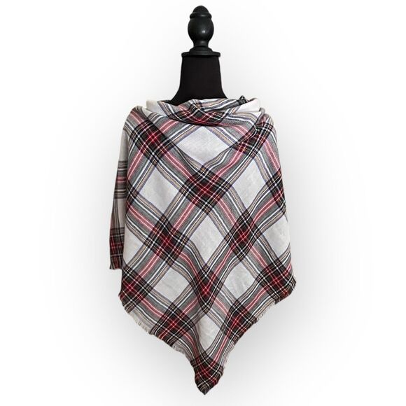 Unbranded Women's Tartan Plaid Woven Fringed Rectangle, Wrap, Shawl, Scarf - Picture 2 of 15